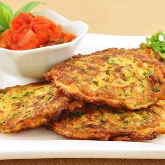 Zucchini-Parmesan Fritters